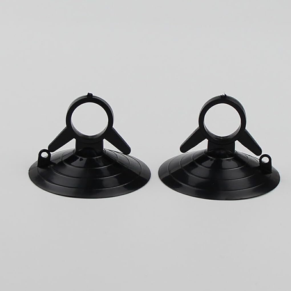 Generic 10 Pcs Car Suction Cup Hooks Lightweight Durable Eco-friendly PVC Wide Application Strong Suction Power Easy, Matte White