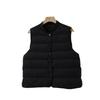 Women's Lightweight White Duck Down Vest - Warm, Versatile, Stand Collar, Autumn/Winter Fashion.