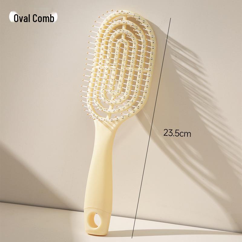 Large Curly Hair Styling Comb with Airbag Massage for Fluffy Backcombing