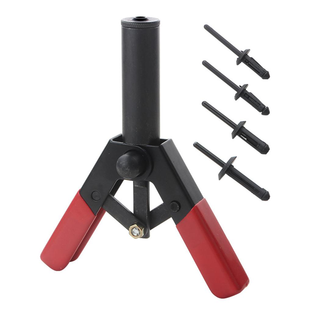 40 pcs Rivets Plastic Rivet Gun Set Multifunctional Poly Rivet Gun Quick Set For Fastening Door Panels & Automotive Trim