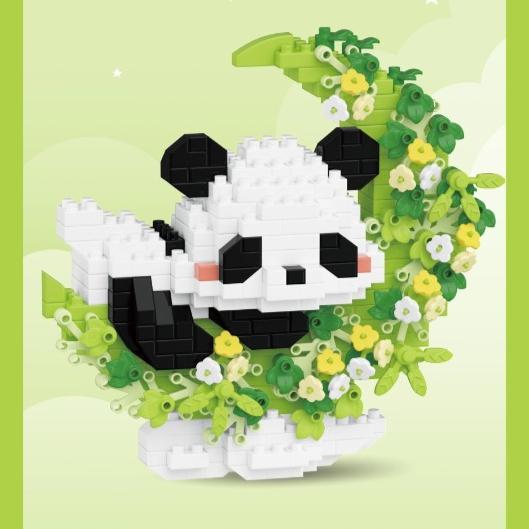 Moon Cartoon Cute Pets, Educational, Tiny Particle Building Block Toys Boys And Girls Children'S Day Gifts