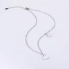 Unift Star Moon Pendant Necklace Stainless Steel Necklace for Women and Men Fashion Star Moon Collarbone Chain Jewelry
