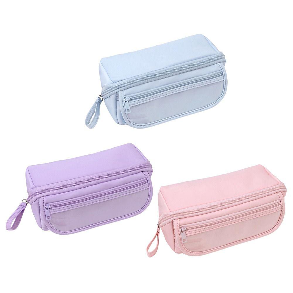 Large Capacity Pencil Case Cartoon Stationery Bag Durable Pen Bag  Students