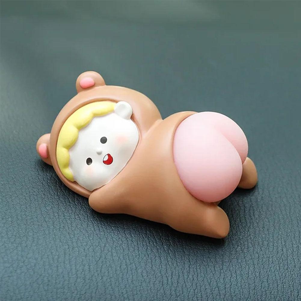 Car Ornaments Cute Cartoon Doll Toys Car Desktop Decorative Supplies Christmas Gift Ornaments Car Interior Q Fart Gentleman
