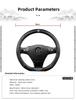 Car Steering Wheel Cover Anti Slip Carbon Fibre Steer Handle Caps For VW GTI Polo Golf Passat Tiguan Arteon Touareg Taigo Caddy
