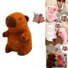 Cute And Adorable New Breathable Bear Capybara Plush Toy With Music For Kids