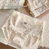 "Fairy Tale Dreamland" 10a Grade Antibacterial Pure Cotton Lace-Trim Women's Comfortable Breathable Butt-Hugging Briefs