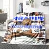 Mbappe Text Decke Geschenk Personalisierte Decke Warme Dekoration für Picknicks Bett Büro Sofa Vier Jahreszeiten Universell