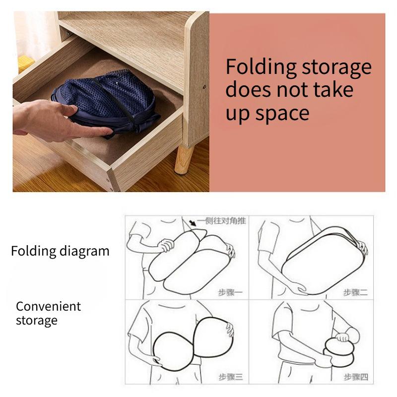 Household Dirty Clothes Basket Foldable Bathroom Laundry Basket Convenient Dirty Clothes Storage Basket Saves Space