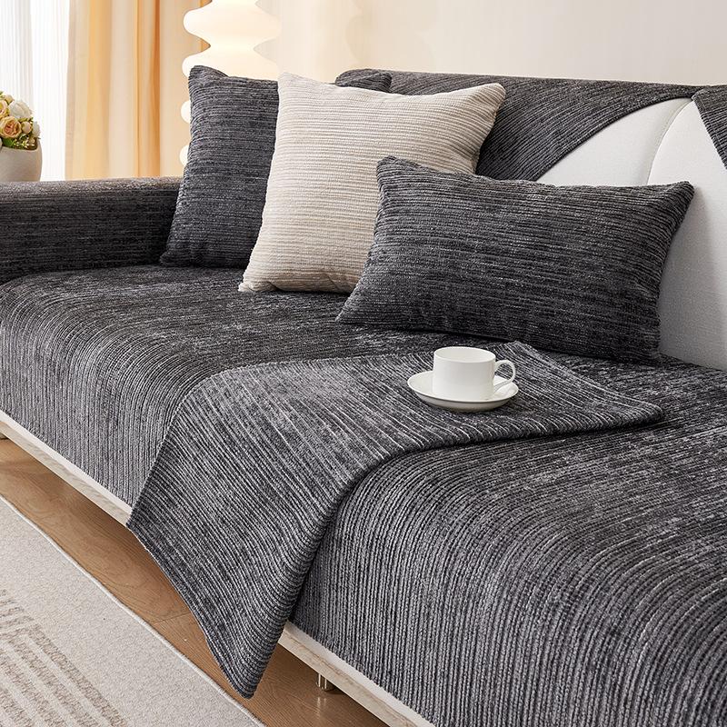Sofa Cushion Light Luxury Modern Anti-Scratching High-End Four Seasons Universal Non-Slip Sofa Cover Towel Simple Seat Cushion Cloth