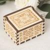 Wooden Hand Crank Music Box 8 Note Mechanism Harry Potter Theme Melody Vintage Craft Decoration Gift for Kids Adults Birthday