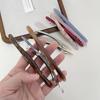 Korean Acetate One-Word Hair Clip: Elegant, Versatile Spring Hairpin for Women, 2025