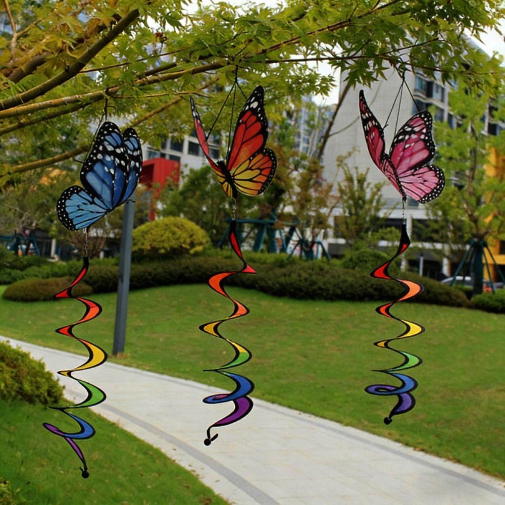 No Toxic Hanging 3D Dimensional Windmill Colorful Wind Strip Ornament Outdoor Children's Toys