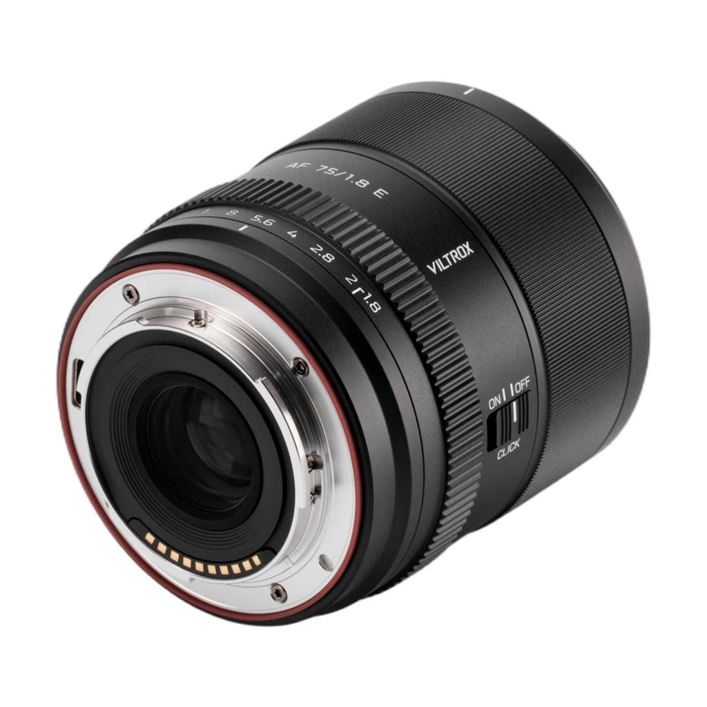 VILTROX AF 75mm EVO E for Sony A compact and lightweight medium telephoto prime lens for size Large aperture Interchangeable lens for Sony mirrorless