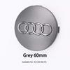 4Pcs Car Wheel Center Hub Cap Tire Rim Cover Decoration For 1s Sline A3 A1 A4 B8 B7 A6 C7 A5 A7 A8 B9 B6 C6 Q2 Q3 Q5 Q7 Q8 TT