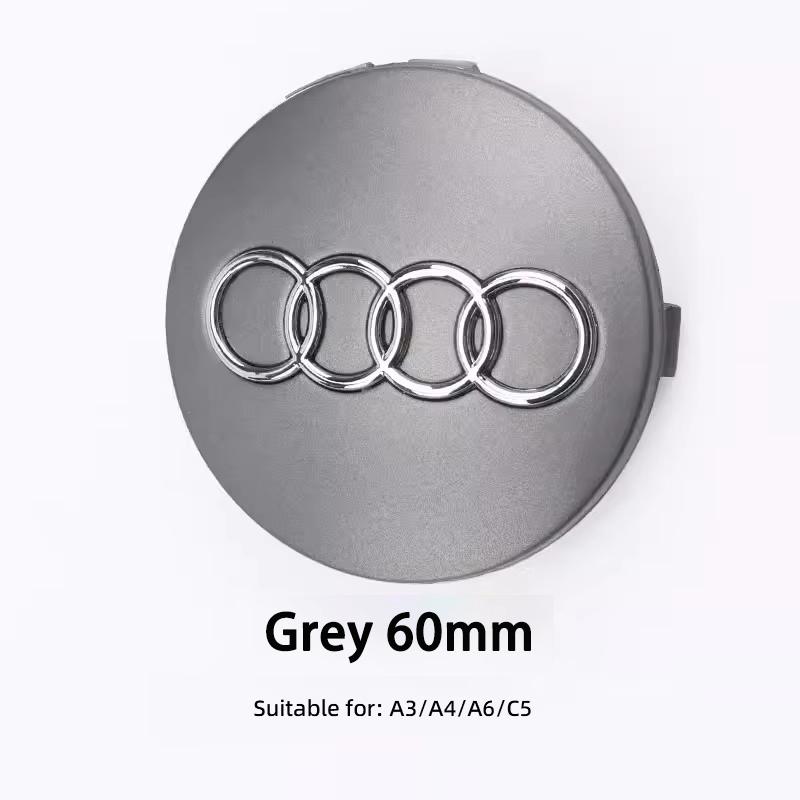 4Pcs Car Wheel Center Hub Cap Tire Rim Cover Decoration For 1s Sline A3 A1 A4 B8 B7 A6 C7 A5 A7 A8 B9 B6 C6 Q2 Q3 Q5 Q7 Q8 TT