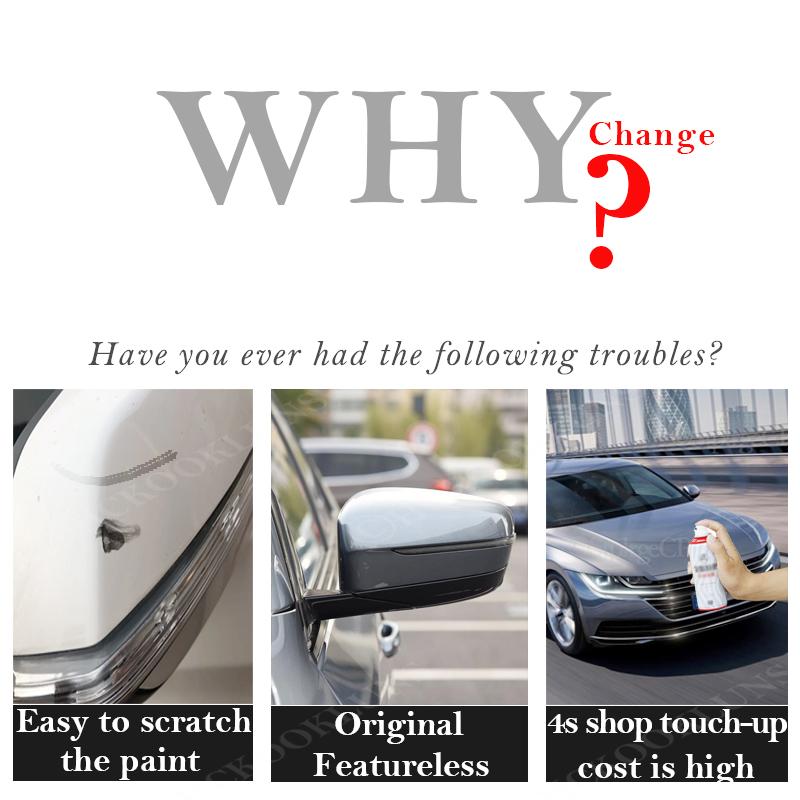 Für BMW 5 7er G30 G38 G11 G12 Auto Rückspiegel Seitenflügel Kappe schwarz Kohlefaser Muster Autozubehör 2017 2018