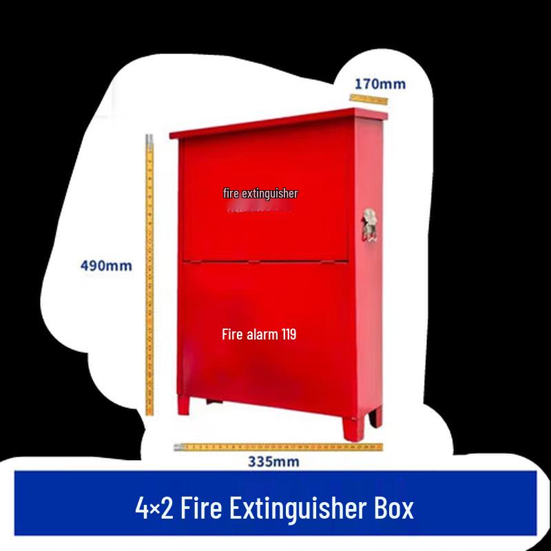 DAXTE Fire Extinguisher Cabinet 2x 4kg
