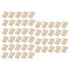 50PCS Soap Bag Reusable User Friendly Foaming and Drying Soap Holder Pouch with Drawstring Coffee Colored Wooden Beads
