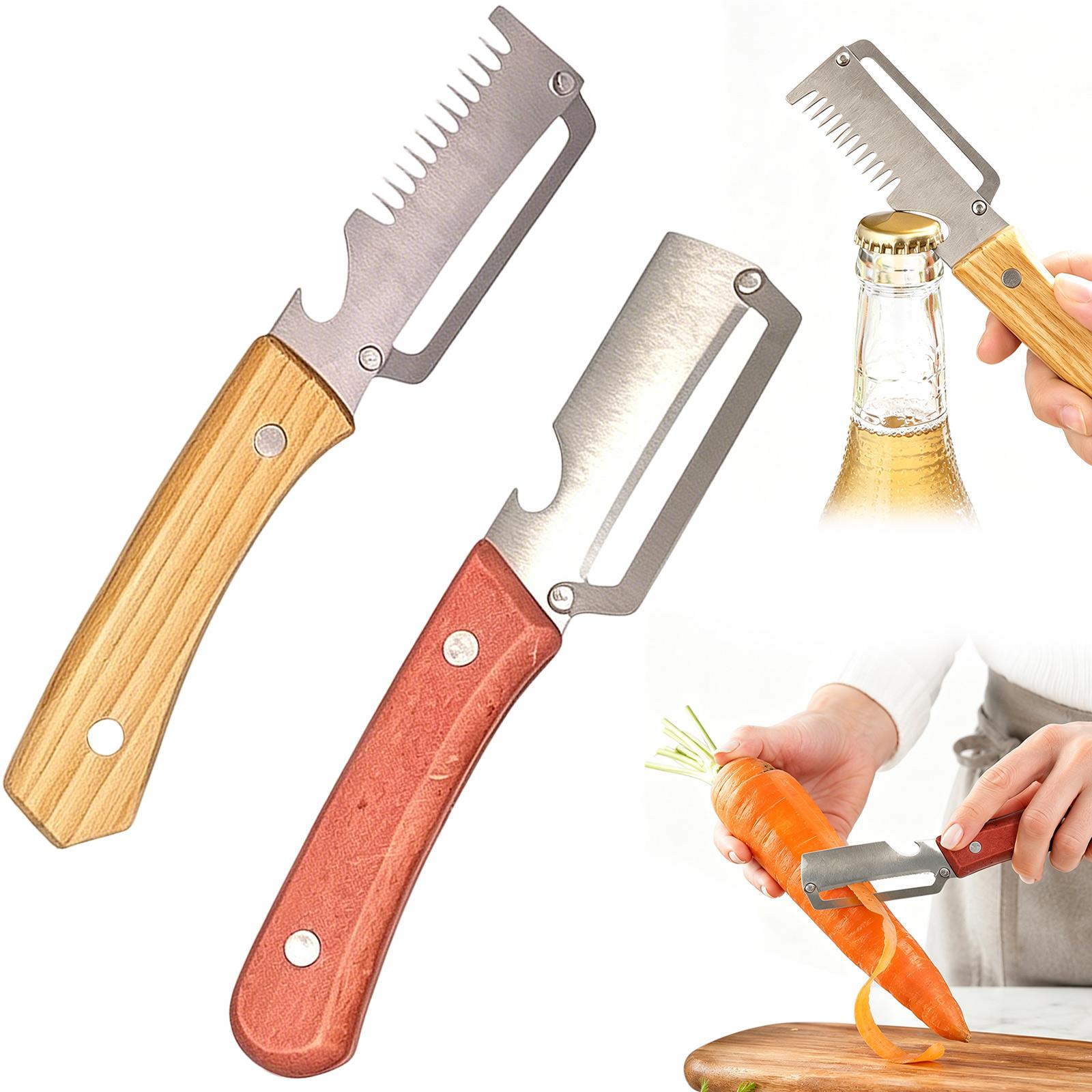 Multifunctional Peeler and Shredder, Vegetable Peeler with Scallion , 2/4/6 Piece Set Kitchen Gadgets One Size