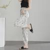 Demana Chinese Ink Impression Summer Flowy Pants
