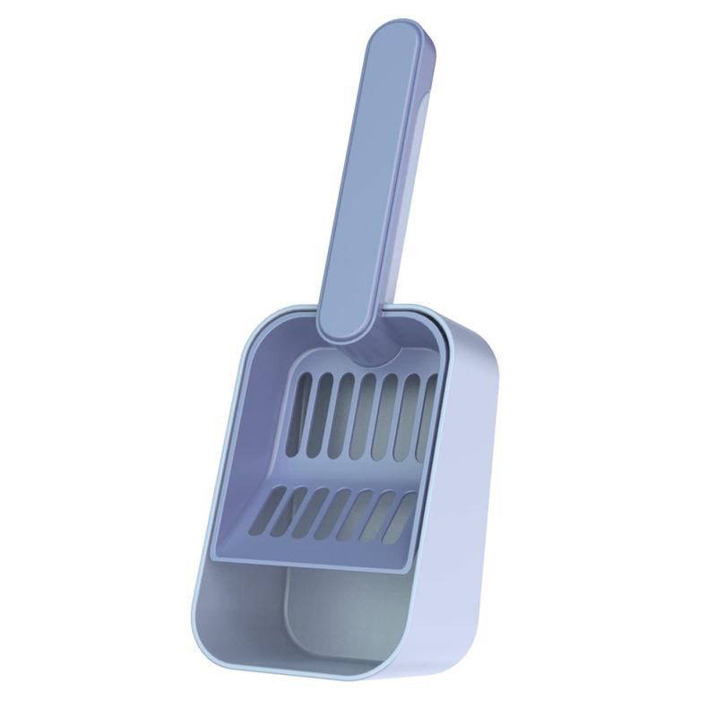 Cat Litter Shovel With Holder Multi-purpose Deep Large Capacity Cat Litter Scoop Pet Cleaning