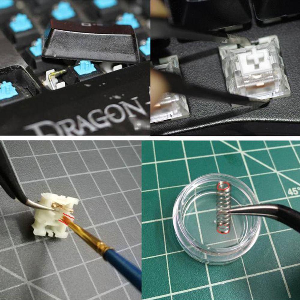 Syntetické mazivo Fusser Film Plastová klávesnice Ozubené kolo Mazivo Ložisko Mazivo na klávesnici Olej pro Samsung HP Epson Mazivo pro plast