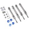 4PCS Front and Rear CVD Drive Shafts Stainless Steel RC Drive Shaft Set for Slash 4x4 for Stampede 1 10 RC Car Upgrade