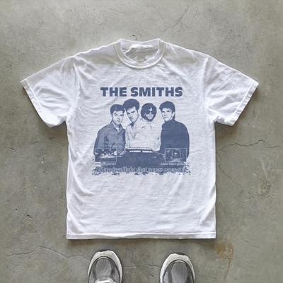 Summer Womens Vintage The Smiths Tshirt Cotton Streetwear Oversized Loose Casual Short Sleeve Suitable For All Seasons