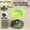 Creative Pet High Footed Bowl Cartoon Adjustable Height Angle Cat Food Water Bowl Cute Non-Slip Pet Water Feeder Container