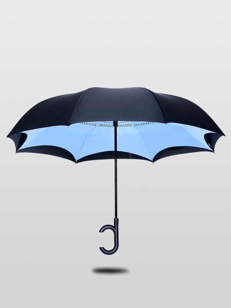 Hands-Free Automatic Double-Layer Car Umbrella for Two
