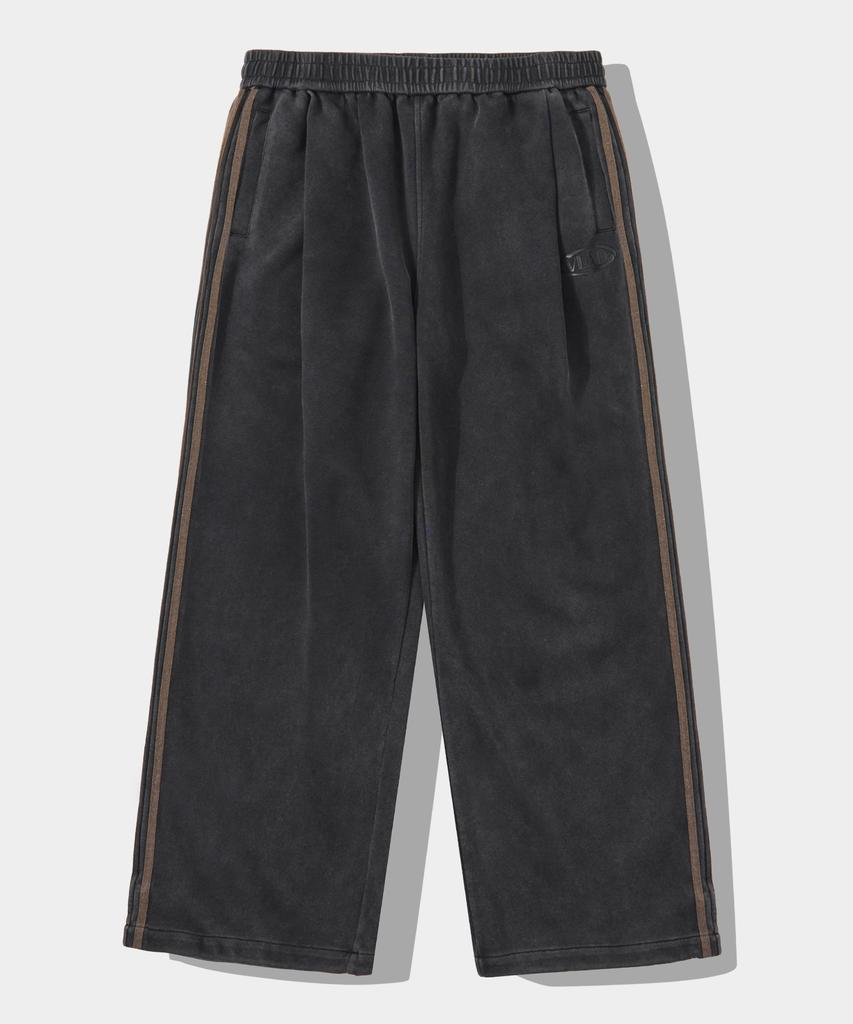 Dimiteulibeullaeg Vlad One-Pleat Track Sweatpants_Pigment Charcoal