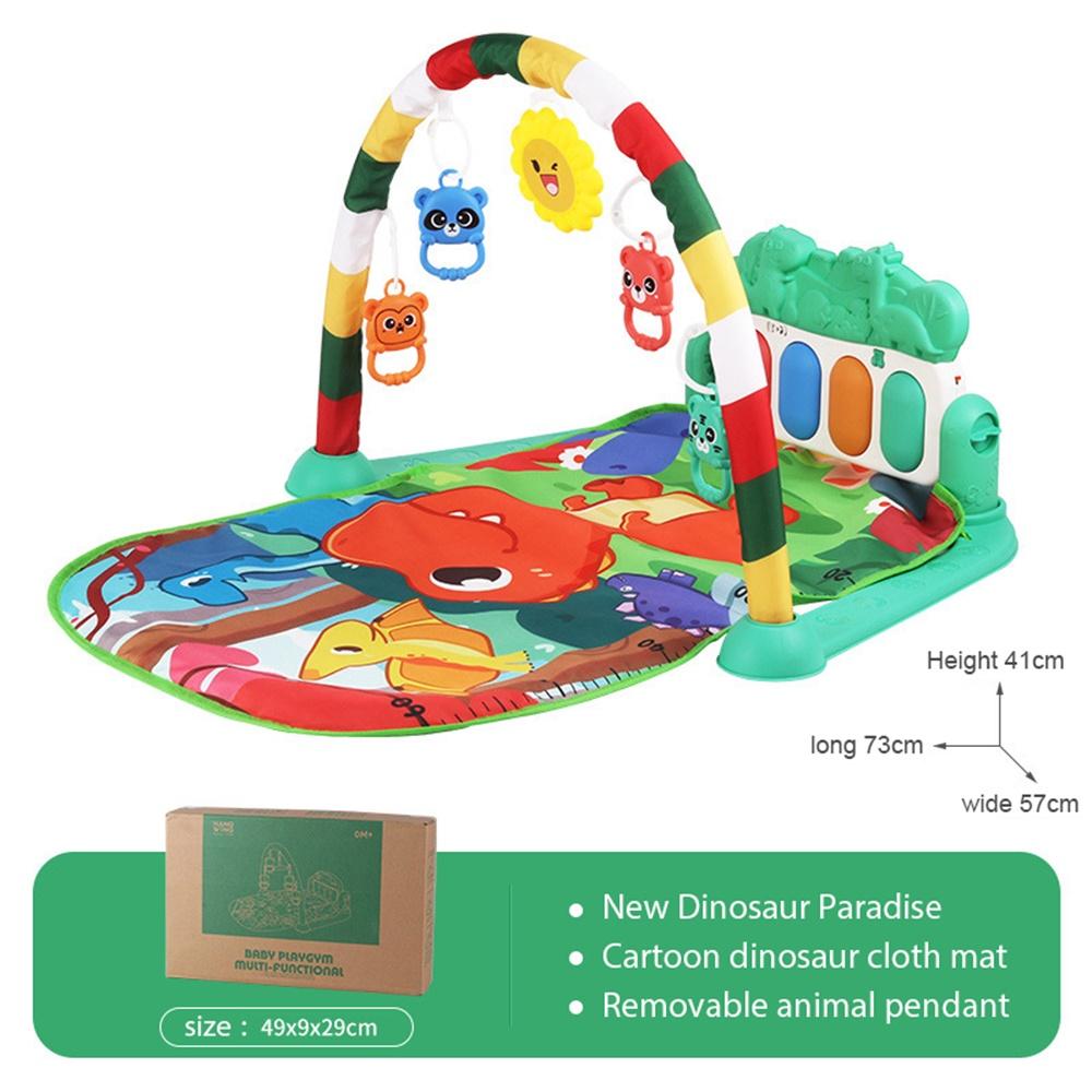 

Горячая Распродажа Детское Пианино Игрушка Педаль Новорожденный Фитнес Стенд Пианино Ползающий Коврик 4