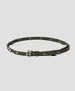 Tudument Eyelet Long Belt Khaki