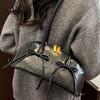 Autumn new baguette bag bow shoulder armpit bag women's new fashion bag bowling bag