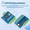 ESP32 RS485 Modbus Relay Module DC 9-24V 4/8 Channel - with WiFi Bluetooth & Optocoupler Isolation, Type-C Interface