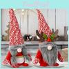 Charming Red Christmas Decoration Featuring Snowflake Hat And Antlers With Rudolph Doll Design