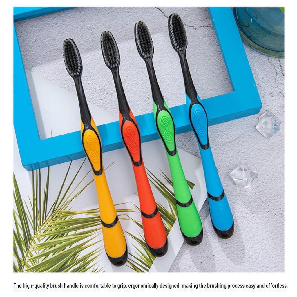 Hochwertige Zahnbürste mit weichen Borsten für Erwachsene & Kinder - Einzelverpackt, Familienpackung