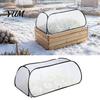 Garden Row Accelerator Cover Pop Up Winter Rows Plant Covers, Raised Beds Vegetable Cold-proof Outdoor for Snow Protector, Freeze Protection Bed Frost