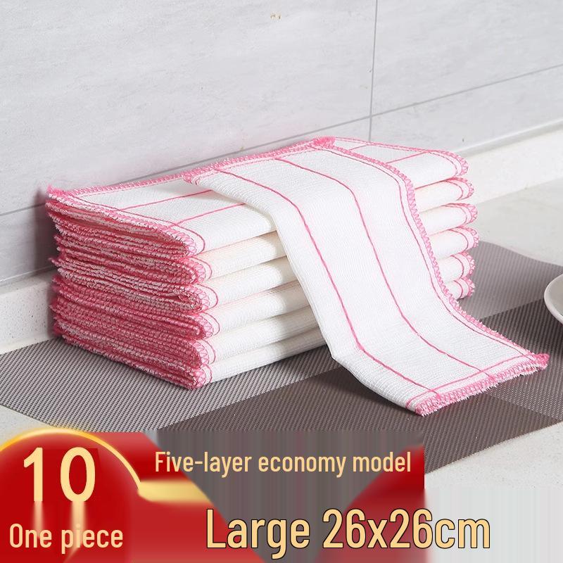 

Неприлипающая впитывающая салфетка для посуды - Безворсовое, легко очищаемое льняное кухонное полотенце