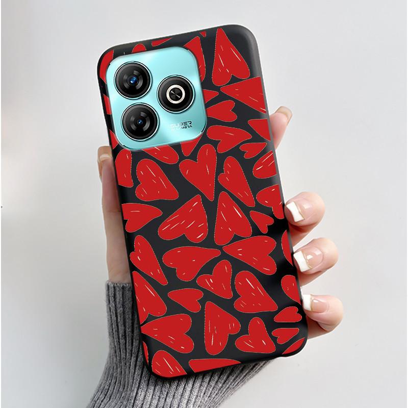 Phone Casing For ZTE Blade A75 4G Case Z2359 Luxury Dragon Cute Cool Boys Girls Black Matte Soft Silicone Protective Back Cover