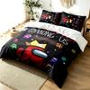 Imposter 3pc Duvet Cover Set Simple Modern Bedding Set Wrinkle Resistant Soft Fabric All Season Use a perfect gift
