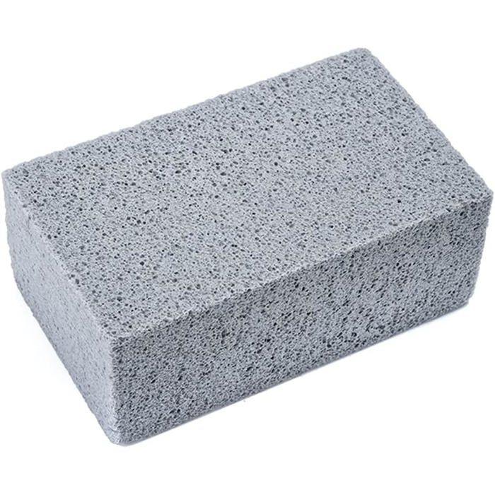 Brique de nettoyage pour grille - Brique ponce réutilisable - Sans rayure - Écologique - Compatible toutes grilles