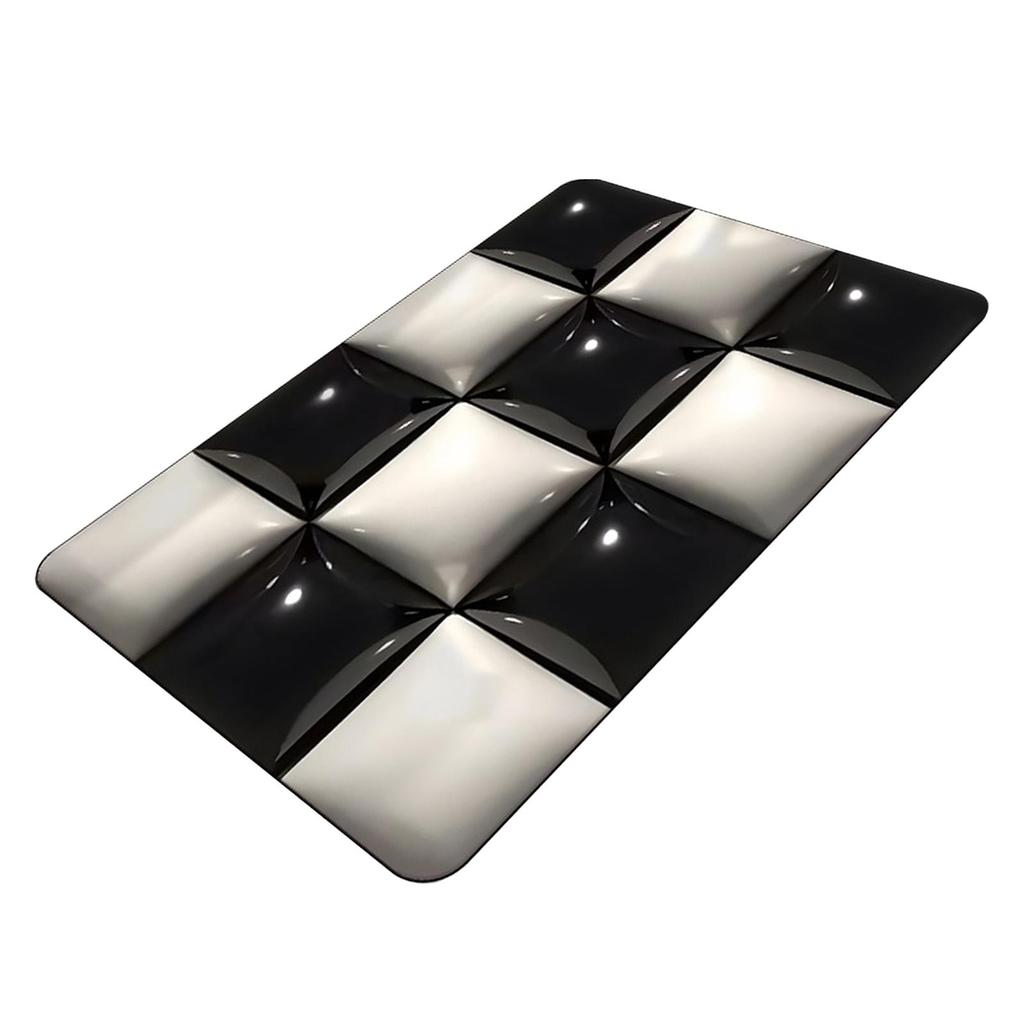 Shower Rug Door Mat Kitchen Carpet Water Absorbent Bathroom Floor Mat Non Slip Quick Dry Soft Area Rug for Indoor Outdoor