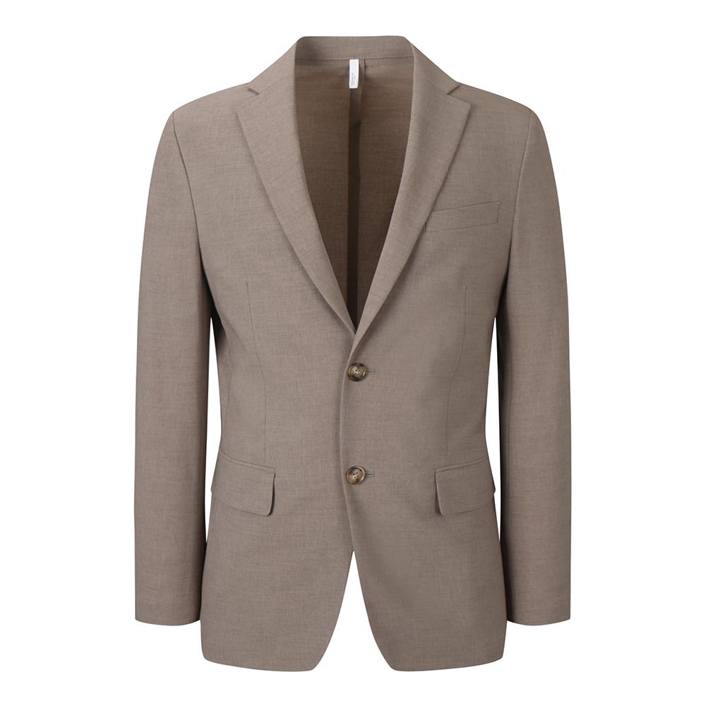 Sieg Hopsack Two-Button Setup Jacket Beige (Piead4024)