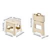 Lightweight Folding Step Stool Multi Purpose Handheld Thickened Footstool Non-Slip Plastic Small Benches Kitchen