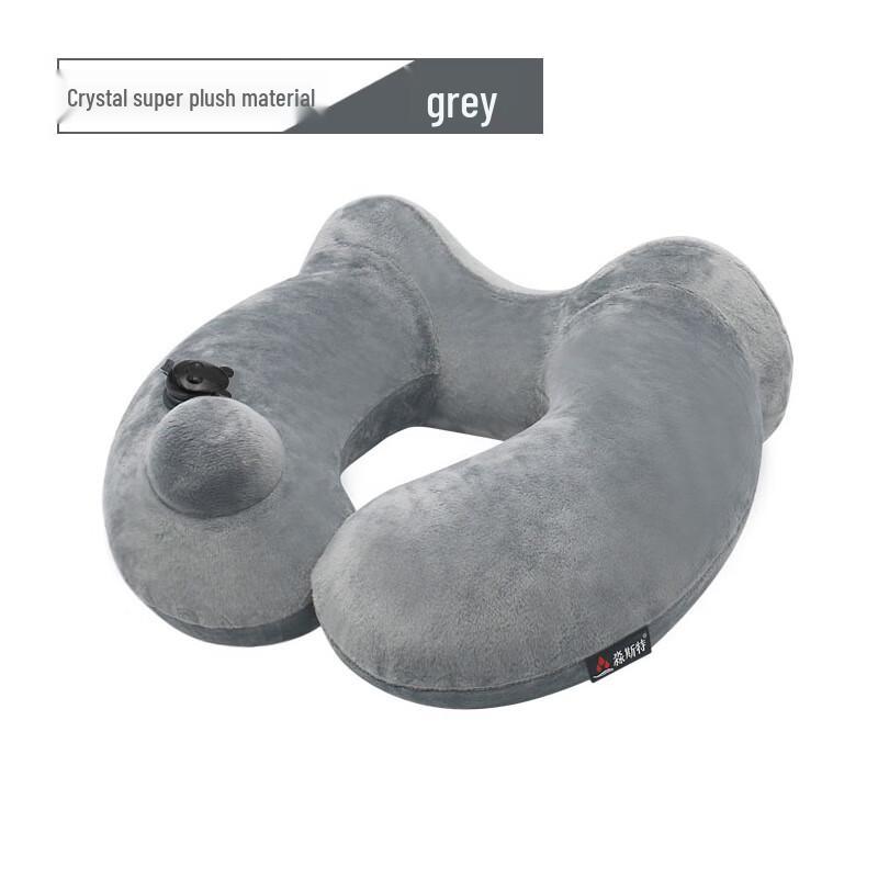 Press-Type Inflatable U-Shaped Travel Neck Pillow