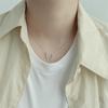 Fairy Zircon Butterfly Necklace Silver Ins Minimalist Cold Wind Versatile Collarbone Chain Temperament Neck Chain