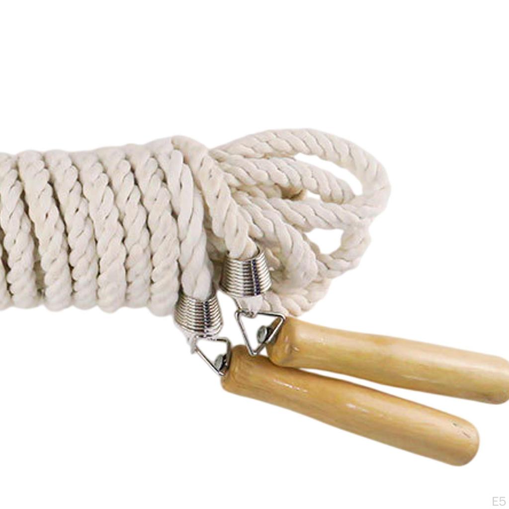 Group Activity Jump Rope with Wooden Handle for Fitness Competitions