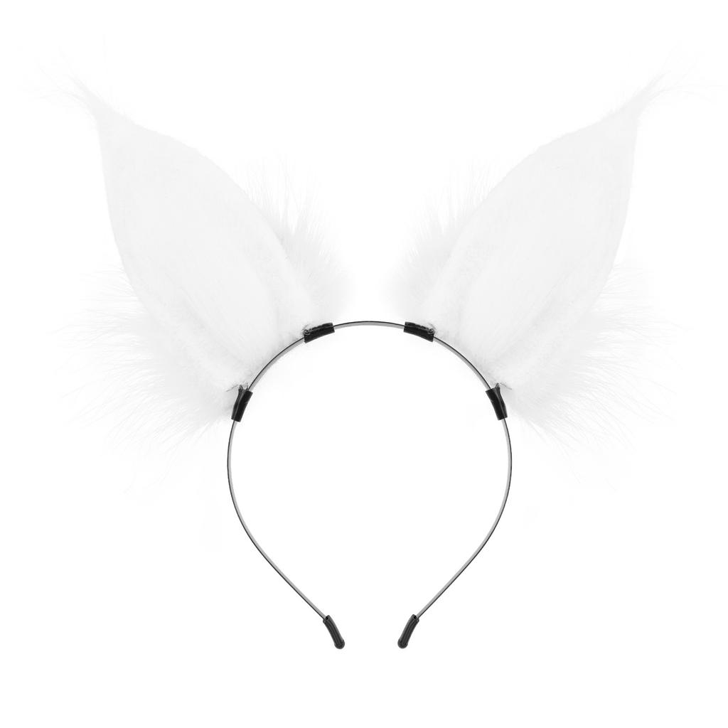 Simulated animal ear headband cosplay handsome rabbit ear hair accessories handmade plush rabbit ear headband accessories